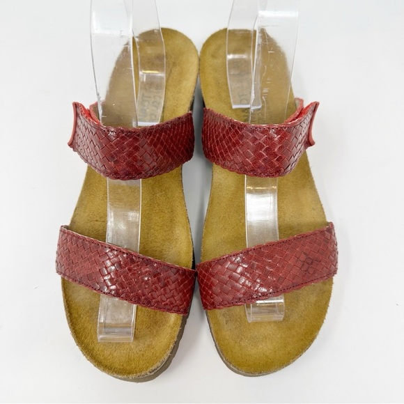 Naot Braided Leather Sandals - Picture 3 of 8